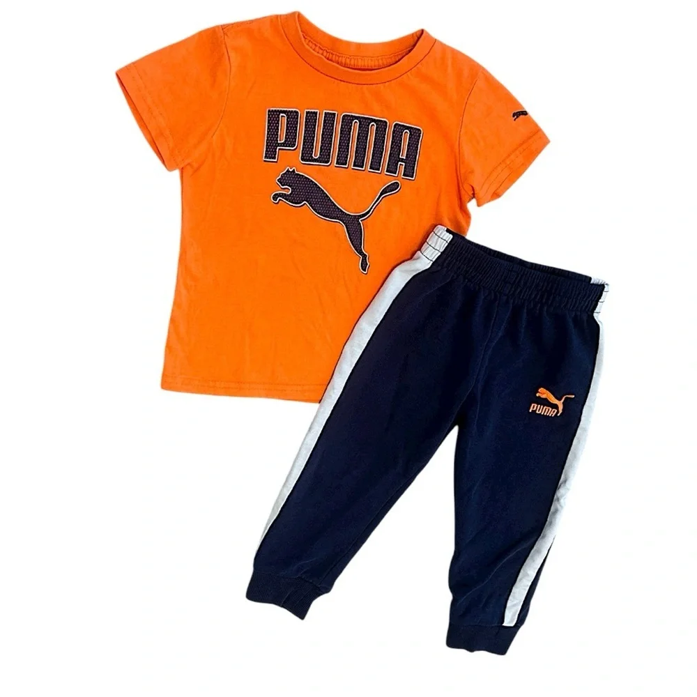 Puma Vibrant Orange Tee - Picture 3 of 16